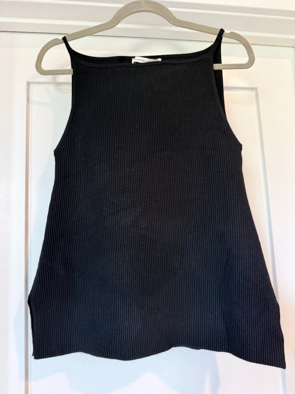 Abercrombie High-Neck Ottoman Apron Tank